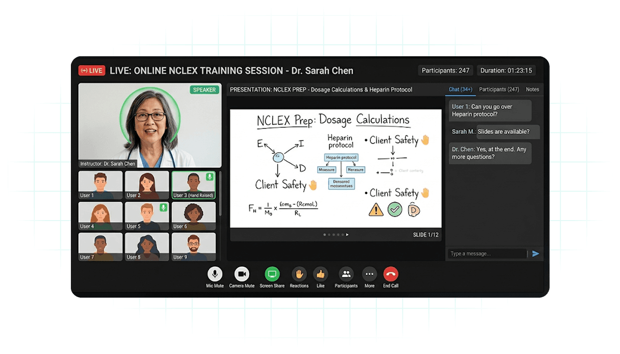 Live Q&A Tutorial Sessions